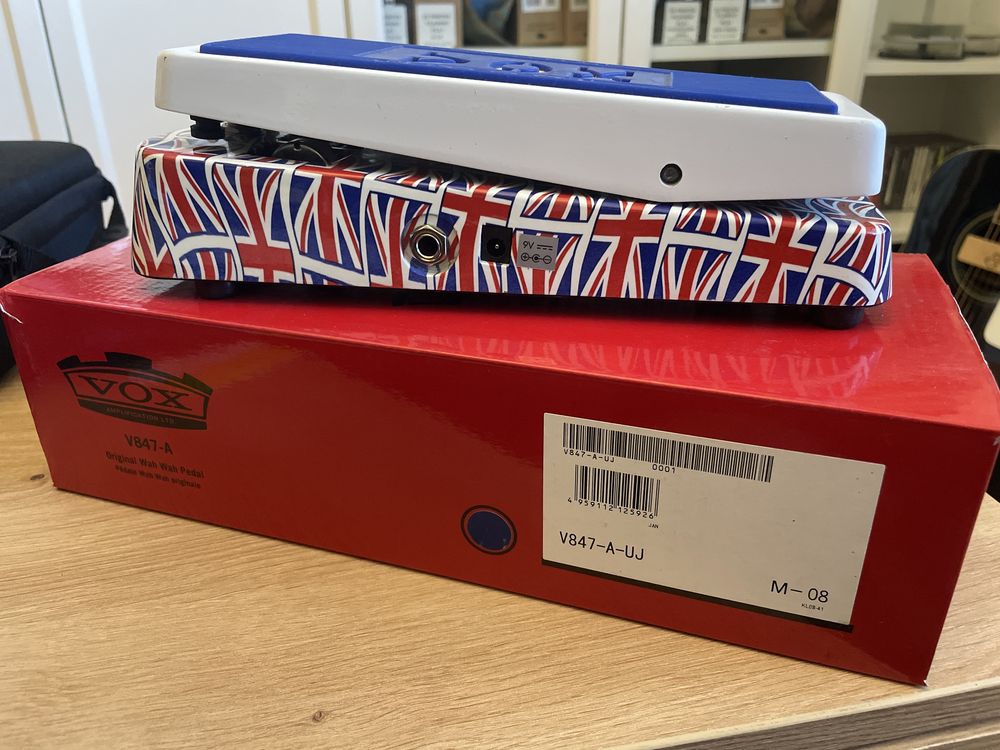 Vox wah wah V847-A Ed. Limitada Union Jack