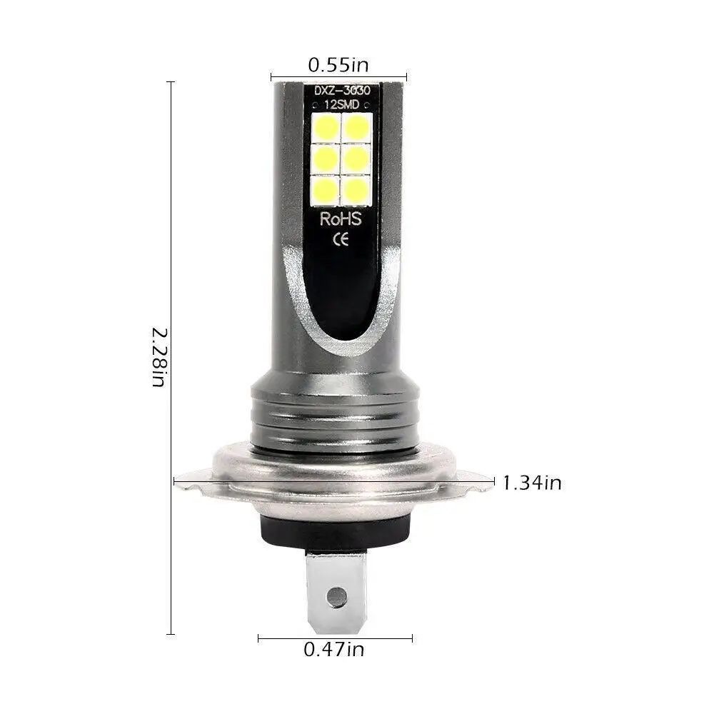 LED лампочки светодиодные H7 100вт SMD3030