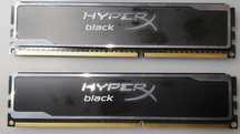 Pamięć RAM Kingston HyperX Black  2x4gb