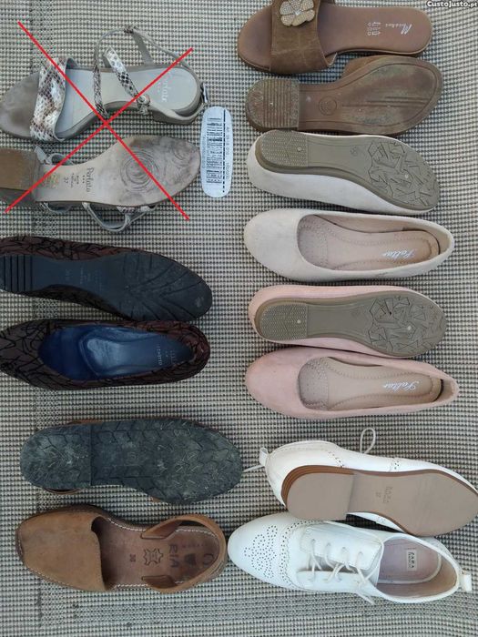 ***Tudo 20€, 6 pares sapatos 36/37 novos, oportunidade***