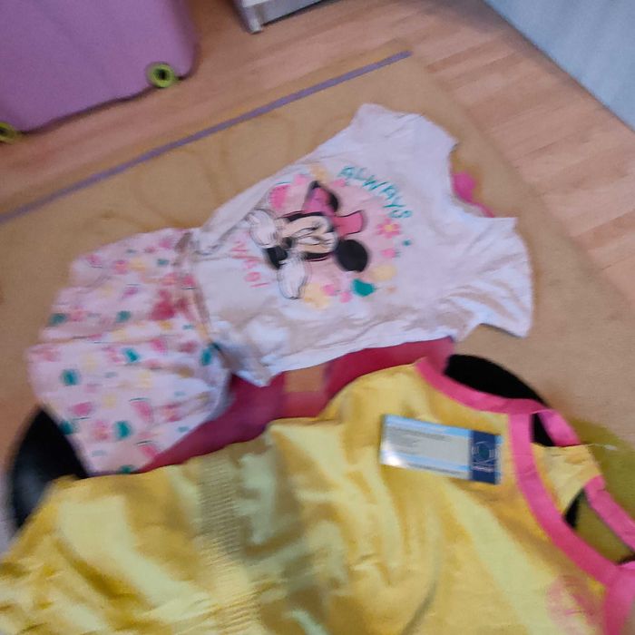 komplety dziewczęce myszka minnie   kombinezon