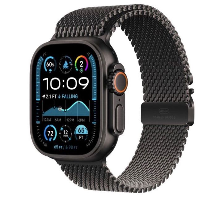 100% original ремінець Apple Watch Ultra 49 Titanium Milanese S,M,L