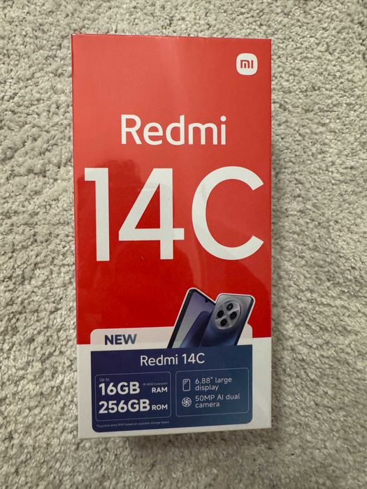 Redmi 14C 4G 8/256GB Ciemny Zielony Fabrycznie Nowy Folia. bez simlock