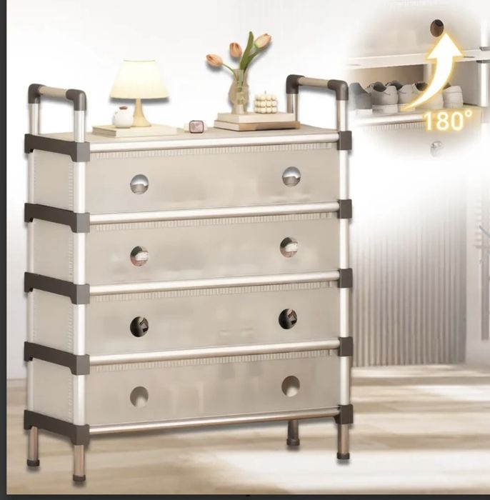 Підлогова тумба 4-рівнева полиця для взуття 100х62х29 с