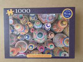 Puzzle 1000 "Kolorowe naczynia "