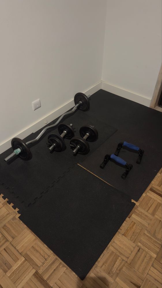 tapete de treino domyos( só o tapete) 8 peças