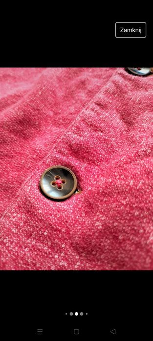 Bluza kardigan koralowy Tom Tailor XL