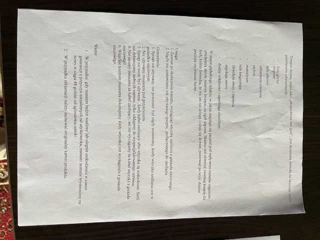 poduszka masująca,produkcji niemieckiej ,nowa