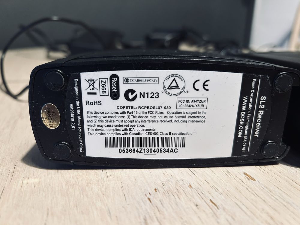 Bose SL2 Transmitter/Receiver