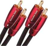 AudioQuest 1m Golden Gate RCA kabel audio 2 x RCA Czarny