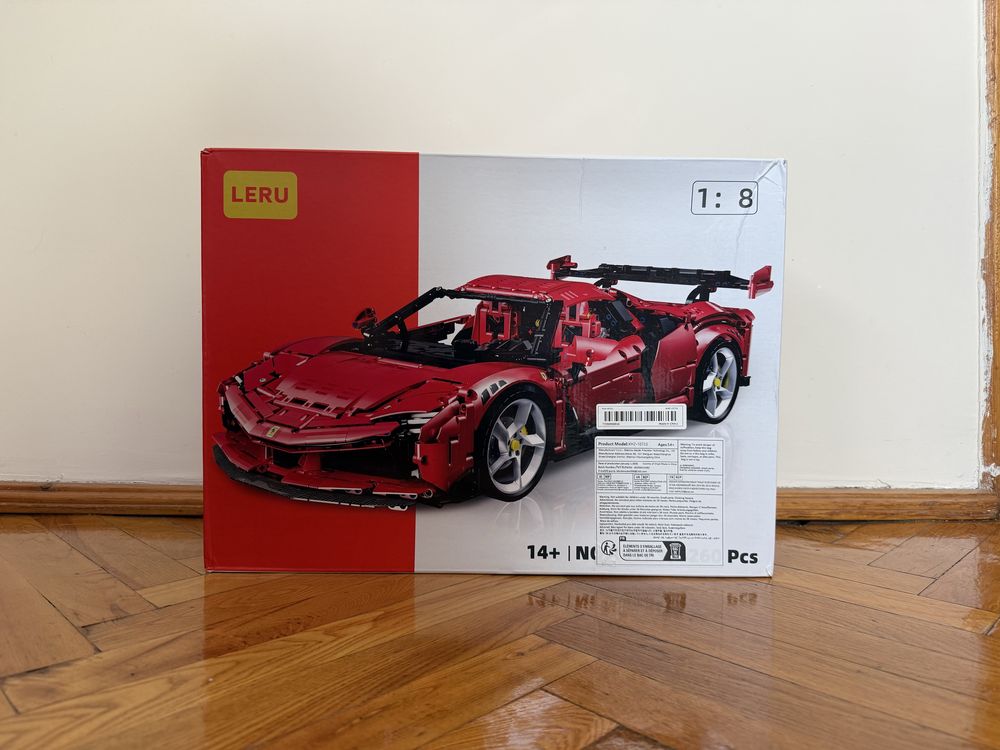 Конструктор Technic Ferrari SF 90‼️лего феррарі 4260 деталей в коробці