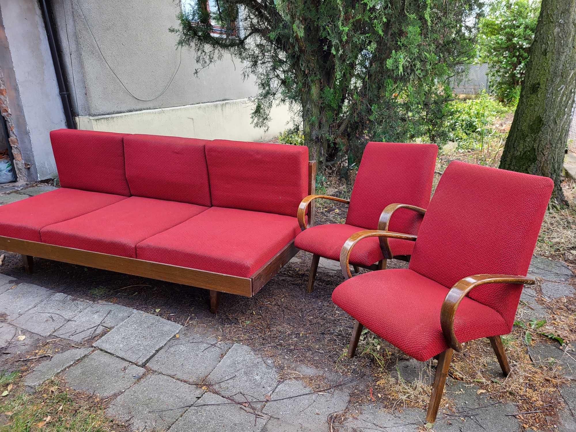 Sofa + 2 fotele Vintage