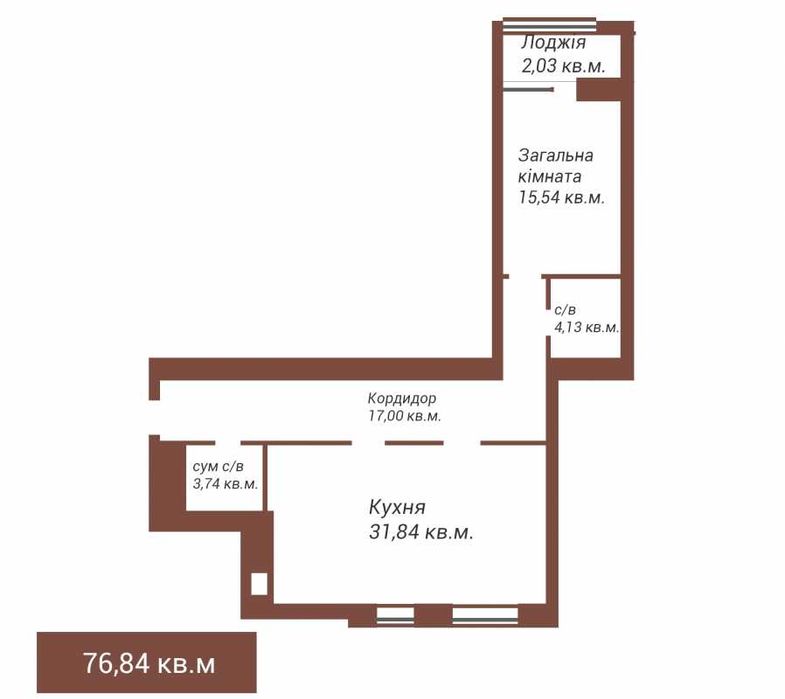 Двухкомнатная квартира в  ЖК "ART HOUSE"