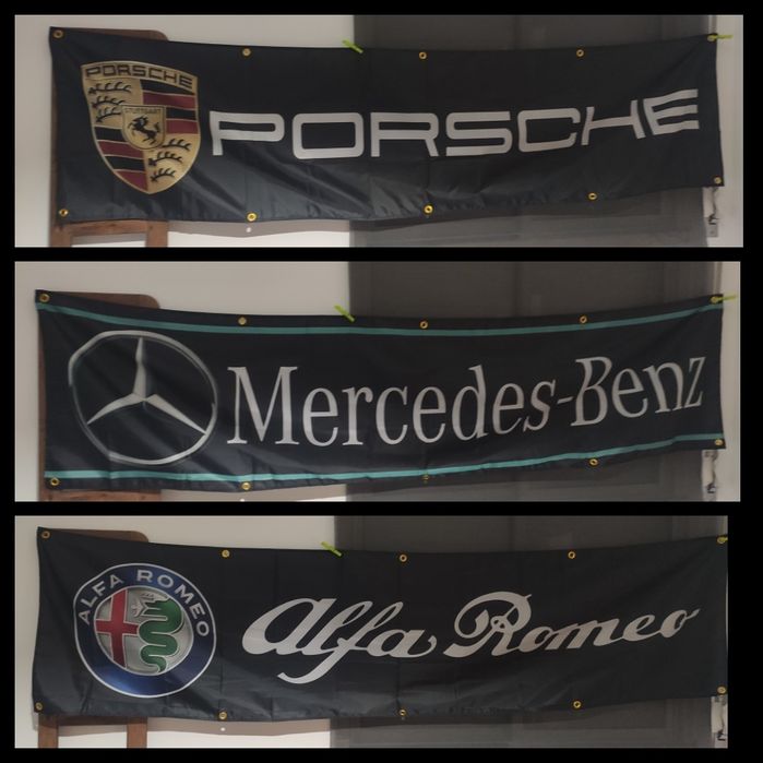 Bandeiras Faixas com 2,4m x 0,60m