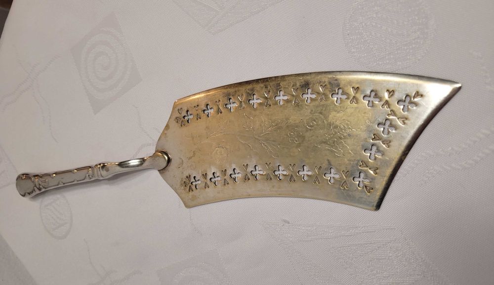 Stara przedwojenna łopatka do ryb J.Fraget