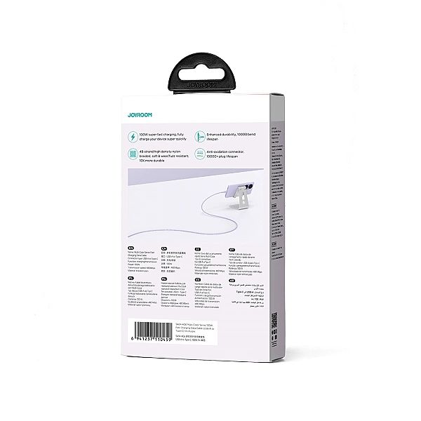 Kabel Joyroom Multi-Color Series SA34-AC6 USB-A / USB-C 100W szybki tr