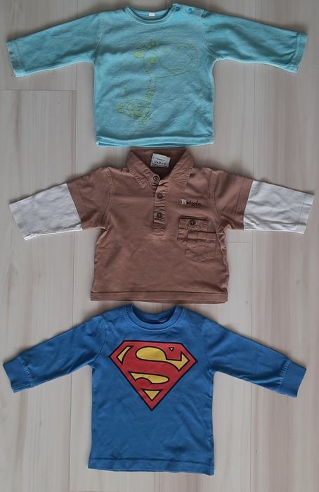 Zestaw 13szt: Bluza, Bluzka r.74-80