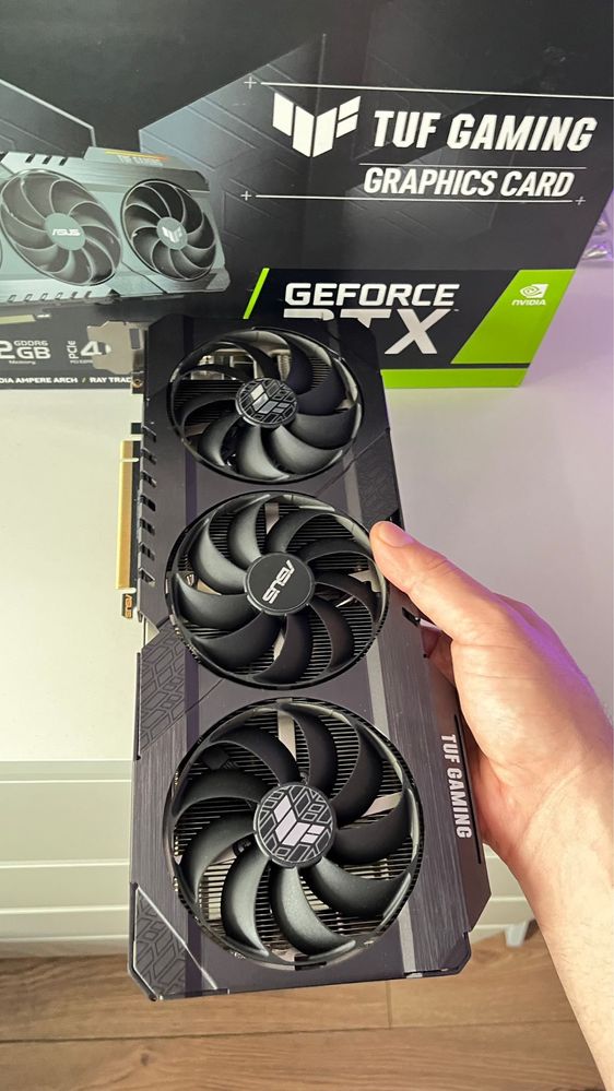 RTX 3060 12GB Askus tuf gaming