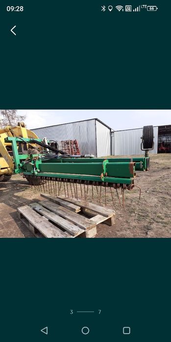 Widły do obornika grabie do mini ładowarki do norek