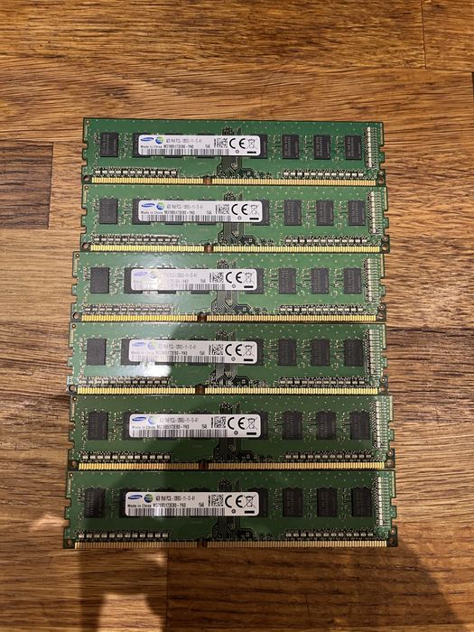 Pamięć RAM DDR3 Samsung - 6szt.
