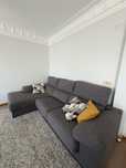Sofá chaise long 3 lugares