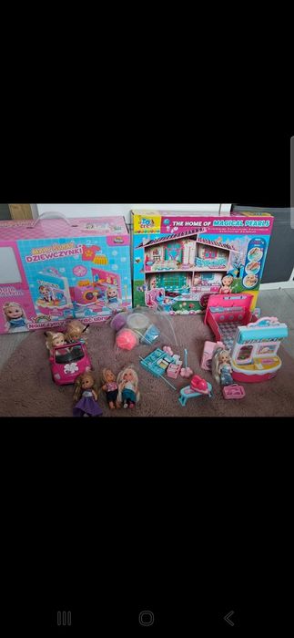 Ikea stolik lack  krzesełko mamut taboret x 2 zabawki dla dziewczynki