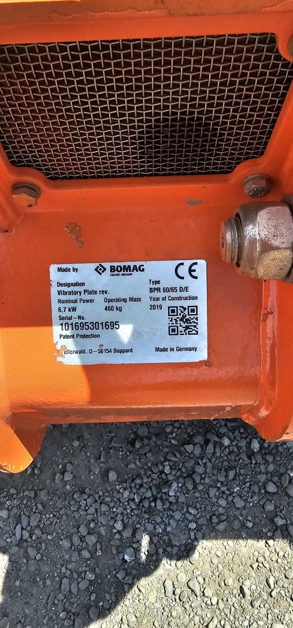 Zagęszczarka gruntu BOMAG BPR 60/65 Wacker dpu Weber