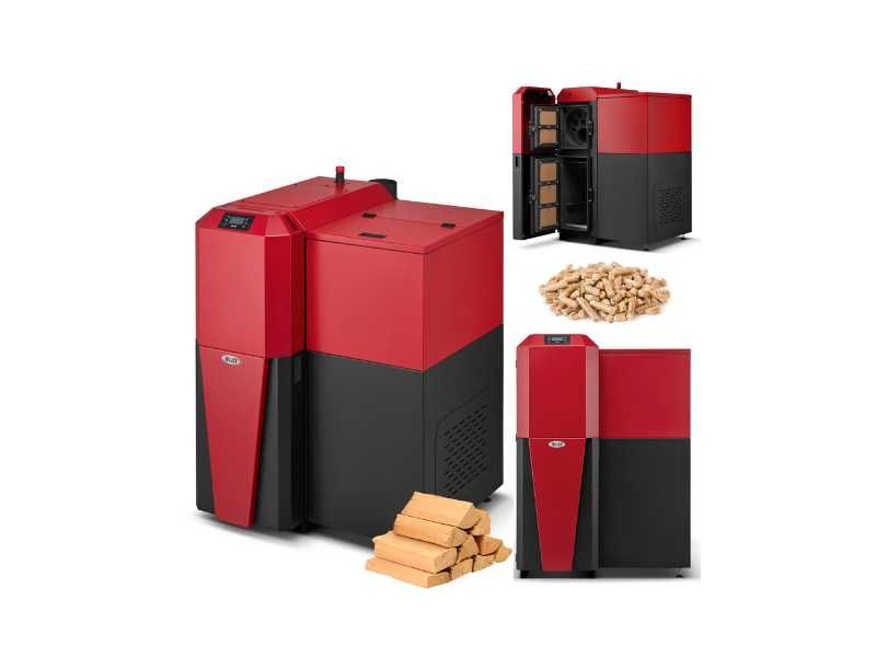 Piec kominek na pellet i drewno Blist Tera 28KW ECODESIGN KLASA A+