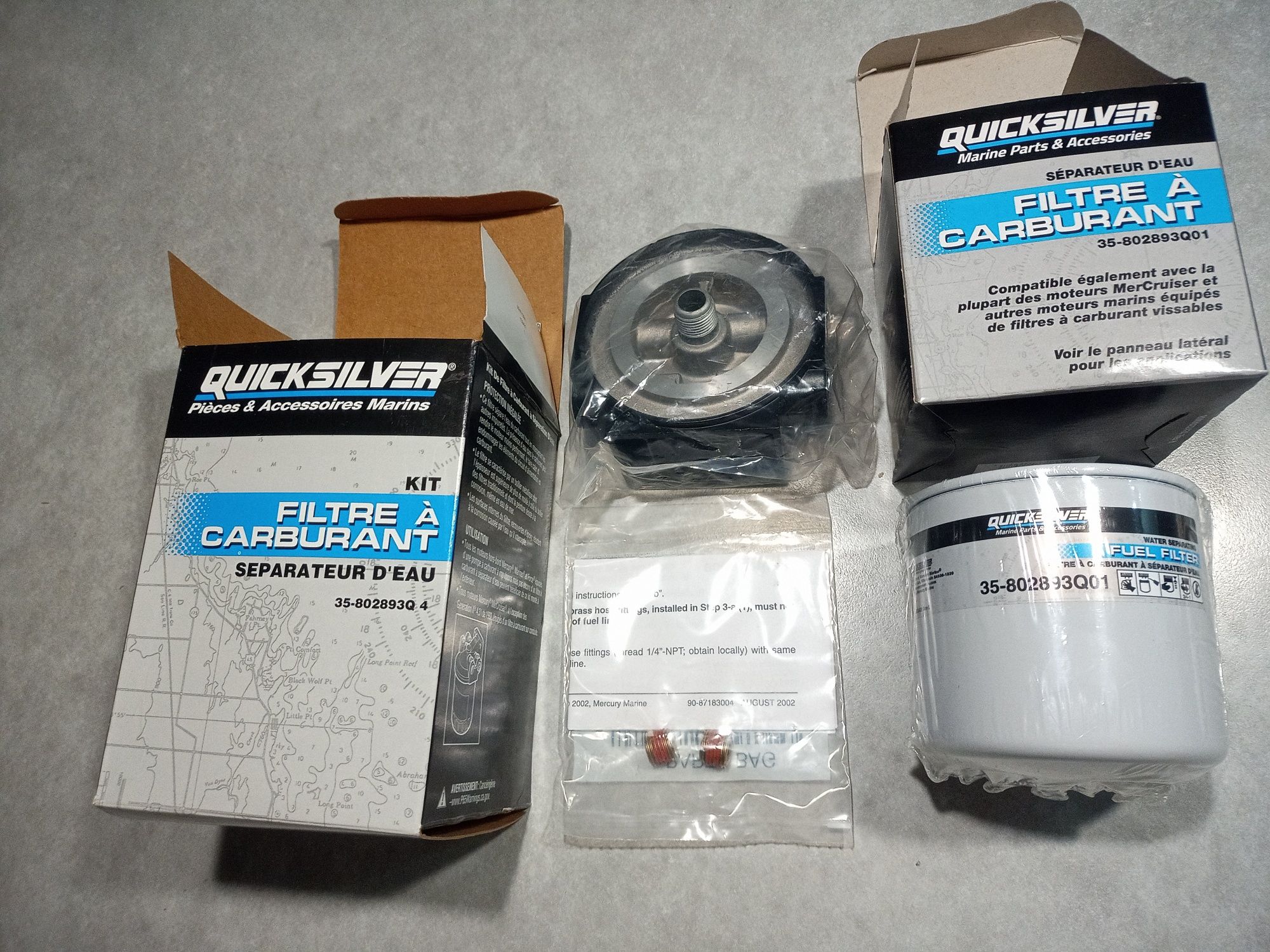 Filtr paliwa Quicksilwer do silników stacjonarnych Mercury MerCruiser