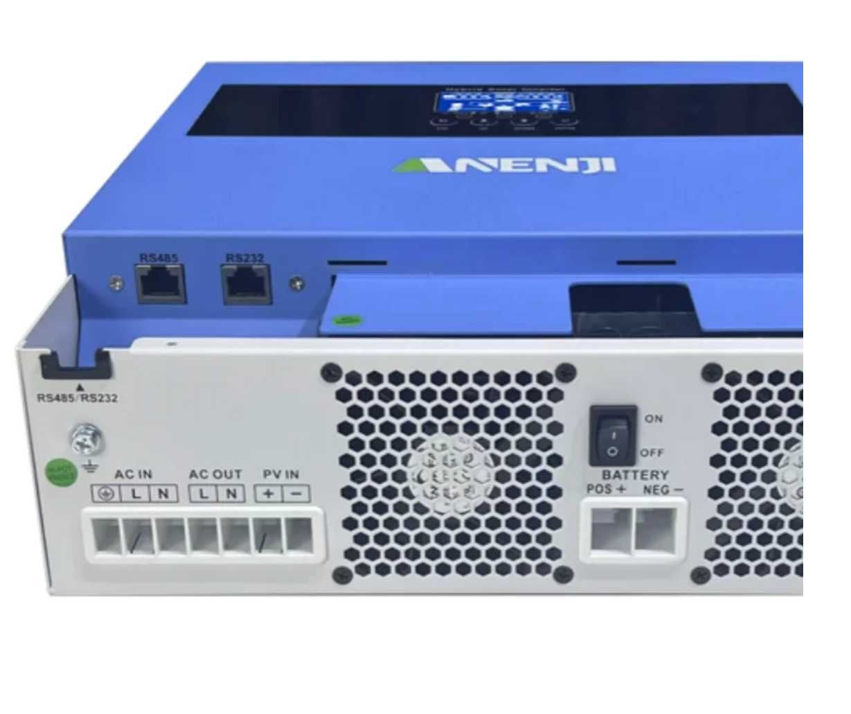 Інвертор 4kW, 24-220В чистий синус, заряд 100A, сон.панелі 100A, WiFi