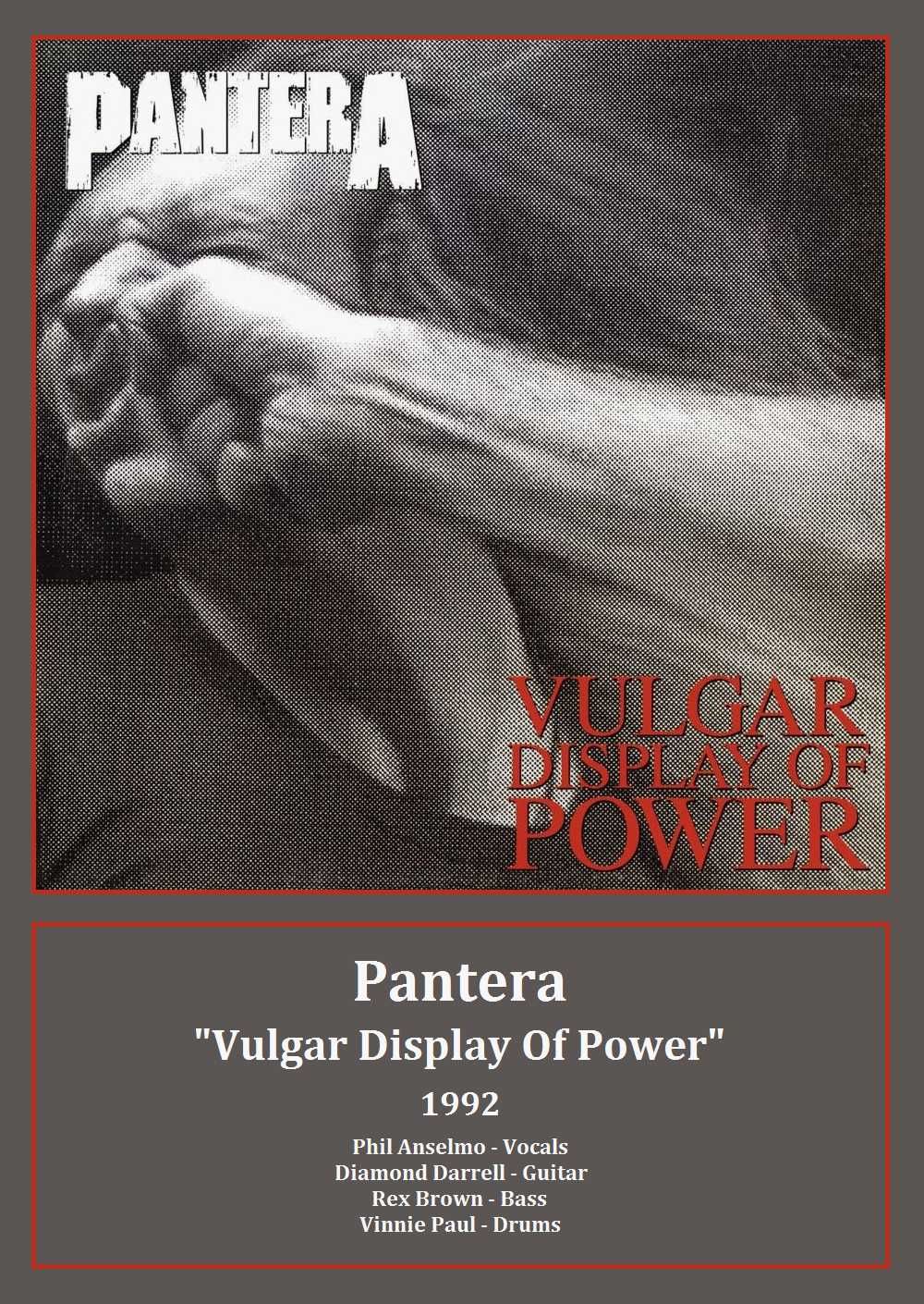 Plakaty A3 - Trash Metal, Sodom Megadeth Slayer Pantera Testament