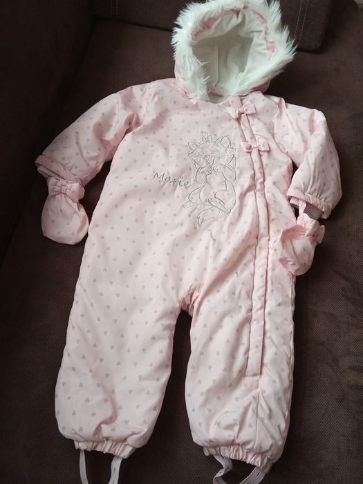 Kombinezon zimowy dla dziewczynki, Cool club, kotka Marie, r. 80