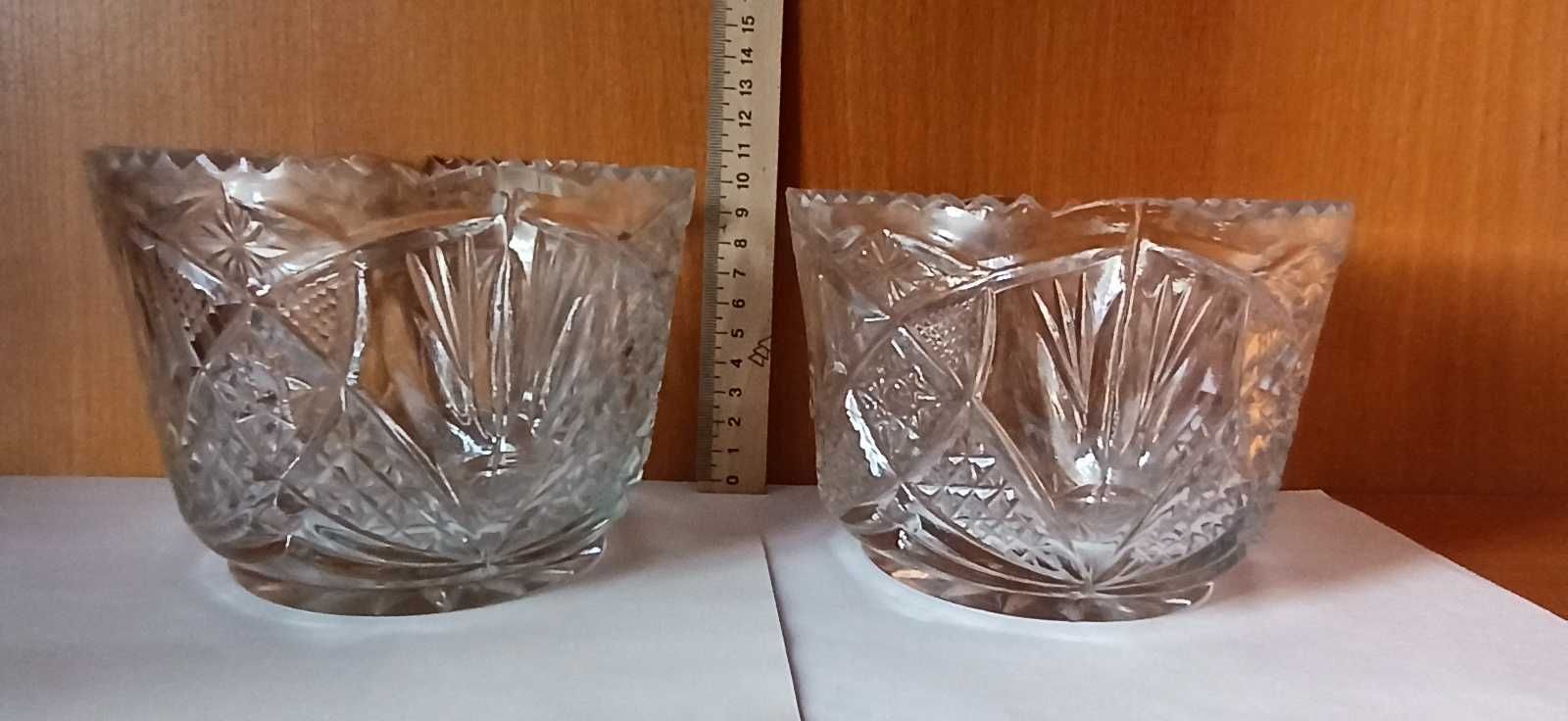 Хрустальные вазы , салатницы , ладья , стекл.селедочницы СССР