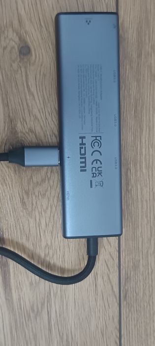 wielofunkcyjny hub USB-C Ugreen CM512. 6w1  adapter