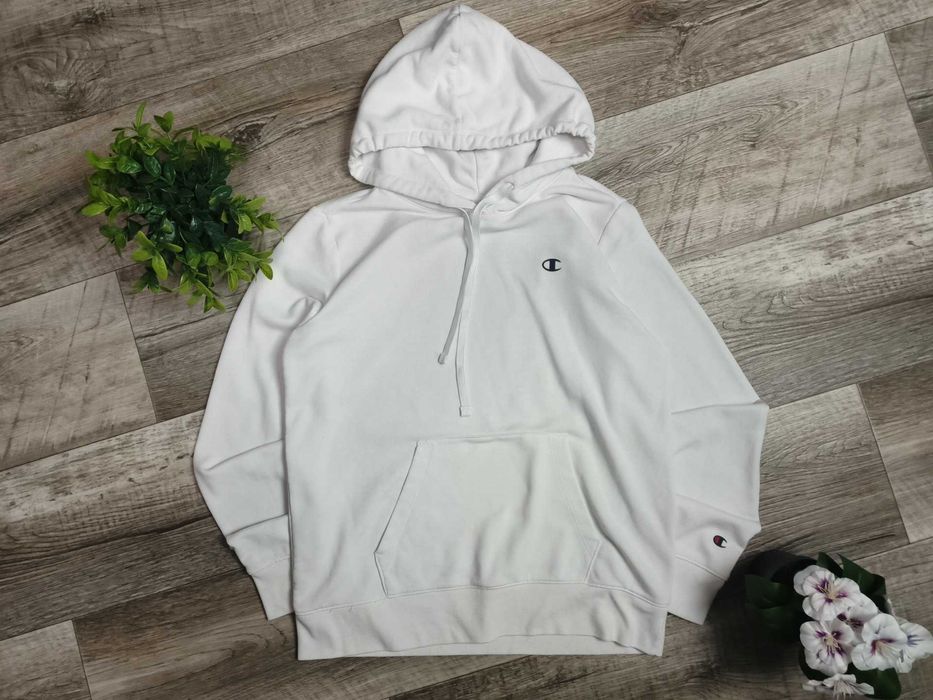 CHAMPION оригінальне жіноче худі біле бавовна М