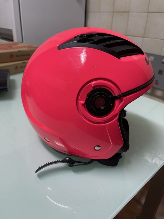Capacete rosa tam M