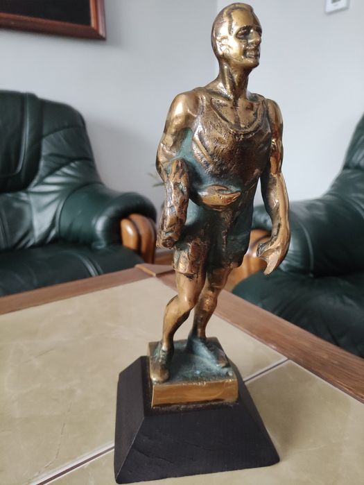 Rzeźba/ Statuetka olimpijczyk z brązu Niemcy lata 30 te
