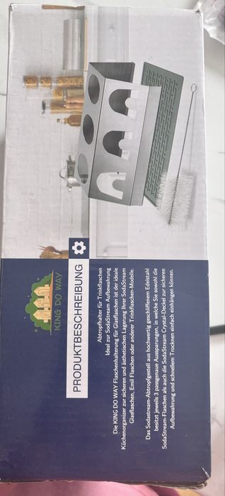 uchwyt na butelki SodaStream Flaschenhalter Ociekacz