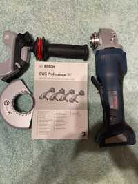 Bosch profesional szlifierka kątowa xlock turbo 18v gwx-18v psc nowa