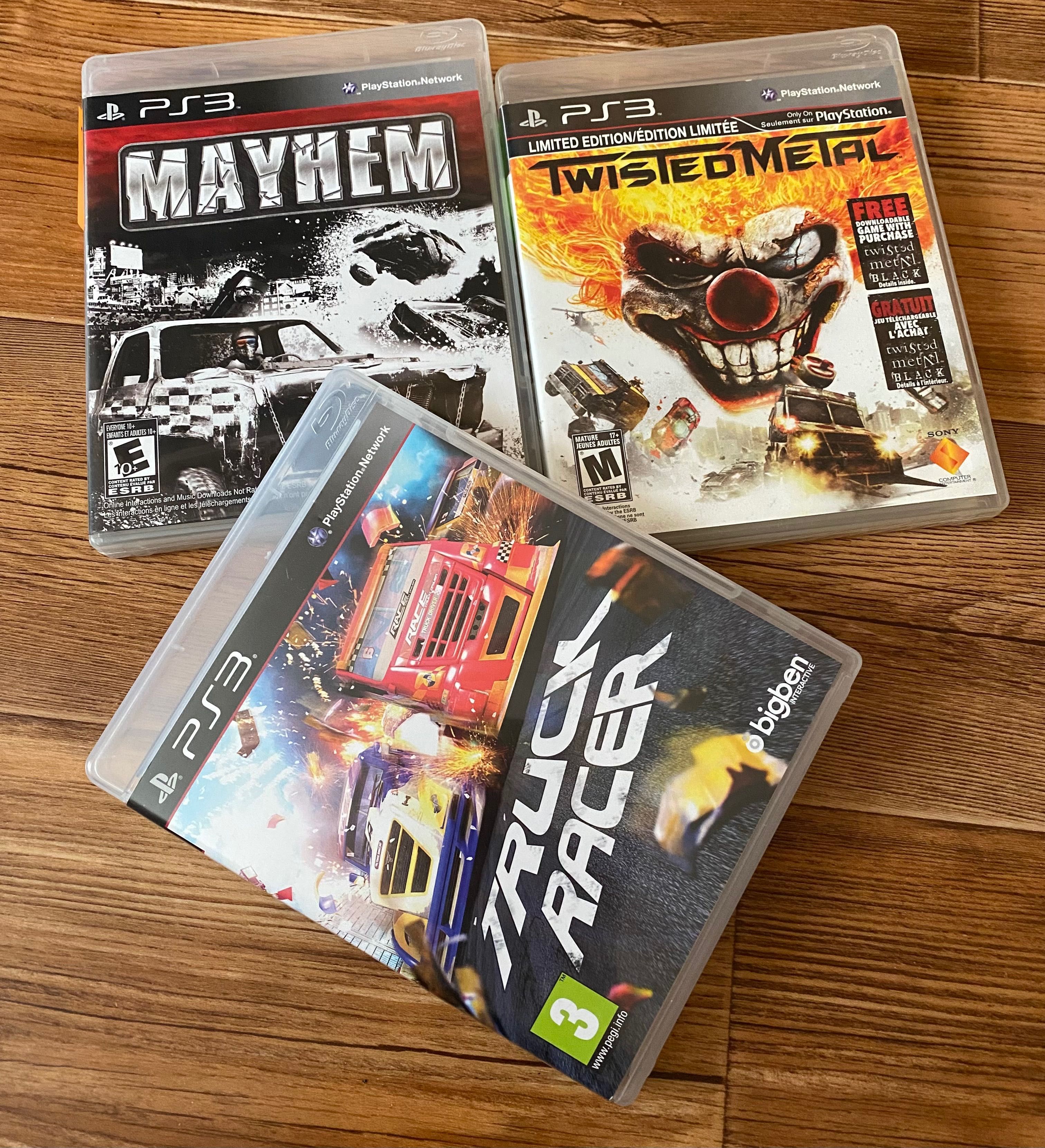 Sony PS3: Twisted Metal, KillZone, Fallout, GranTurismo, Overlord