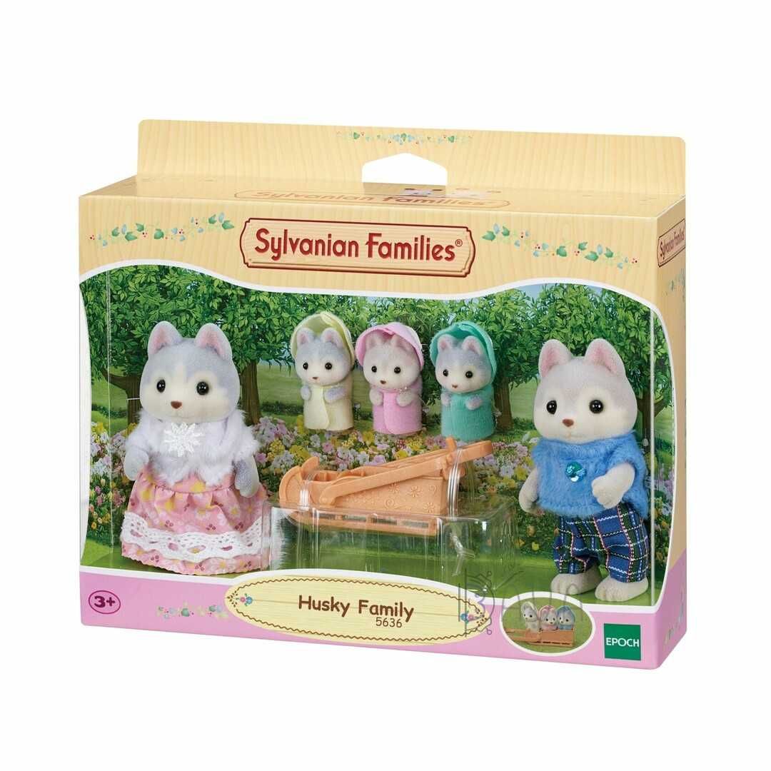 Sylvanian Families Calico Critters Husky Family  хаски