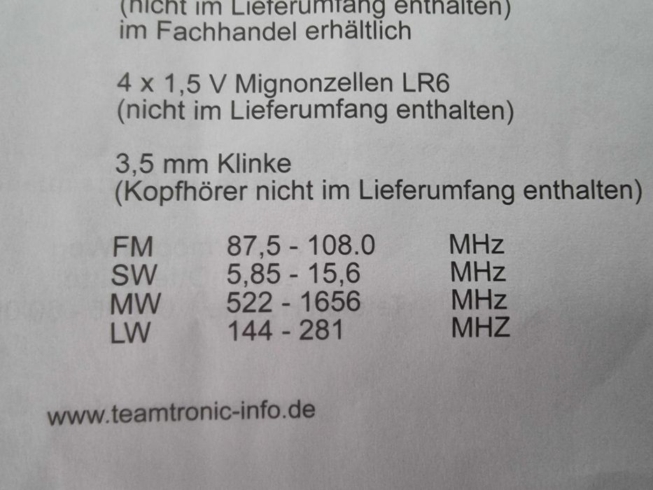 Odbiornik globalny Teamtronic