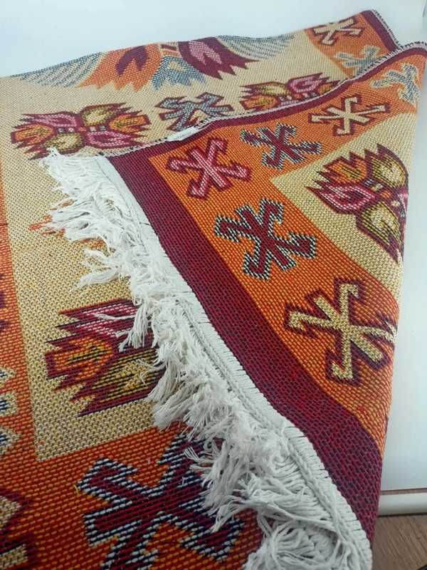 Dywan dywanik Boho z frędzlami