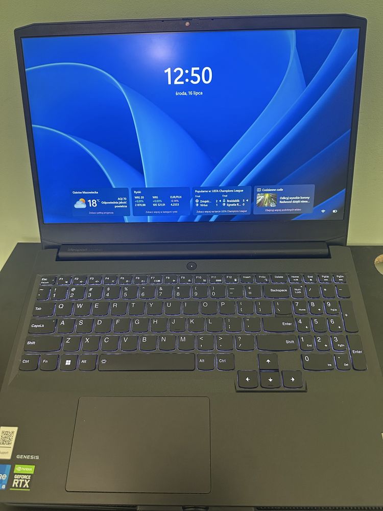 Laptop IdeaPad Gamin 3