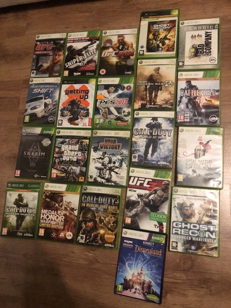 250 GRY Xbox 360 One S X Series Kinect GTA LEGO FIFA CZYTAĆ OPIS