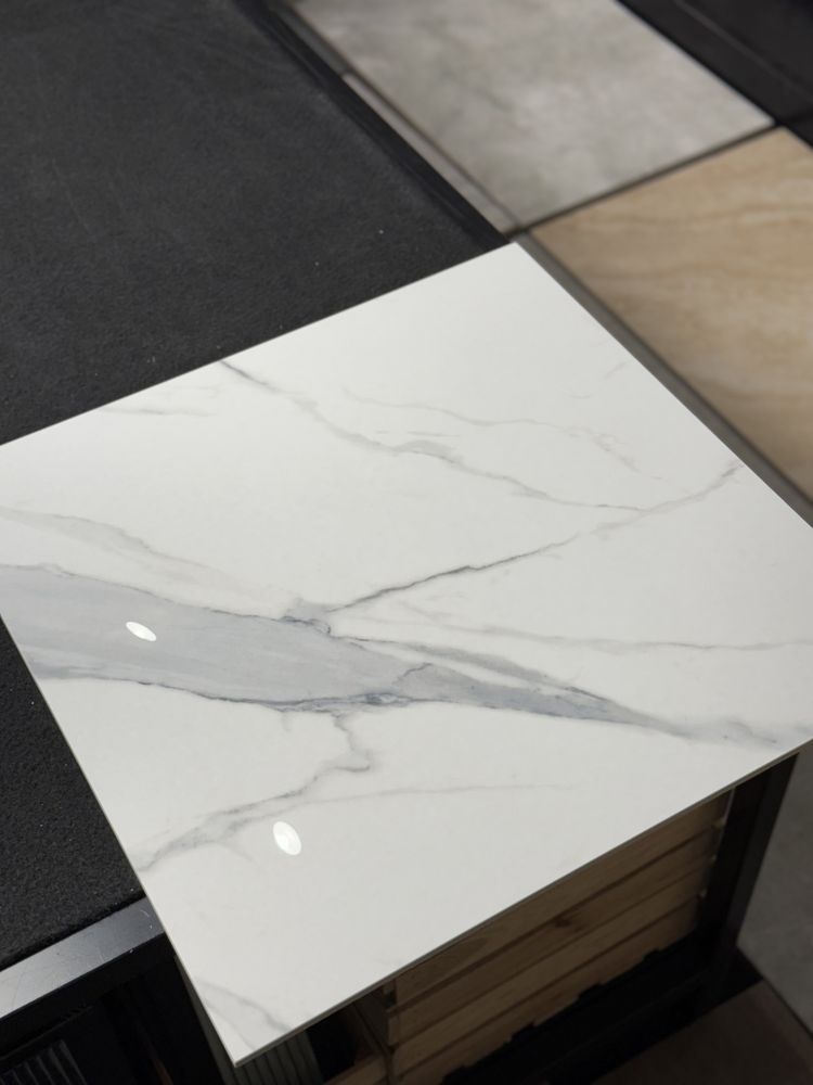 Płytki Calacatta 59,8 X 59,8 Poler Gres Szkl. Paradyz marmur