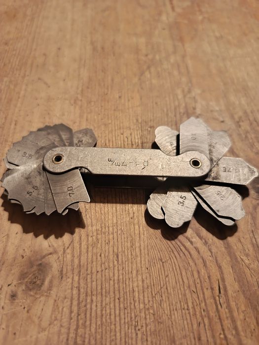 Promieniomierz listkowy 1-7mm