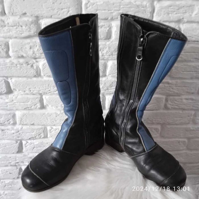 Італійські  байкерські шкіряні чоботи sidi biker moto , розмір  38