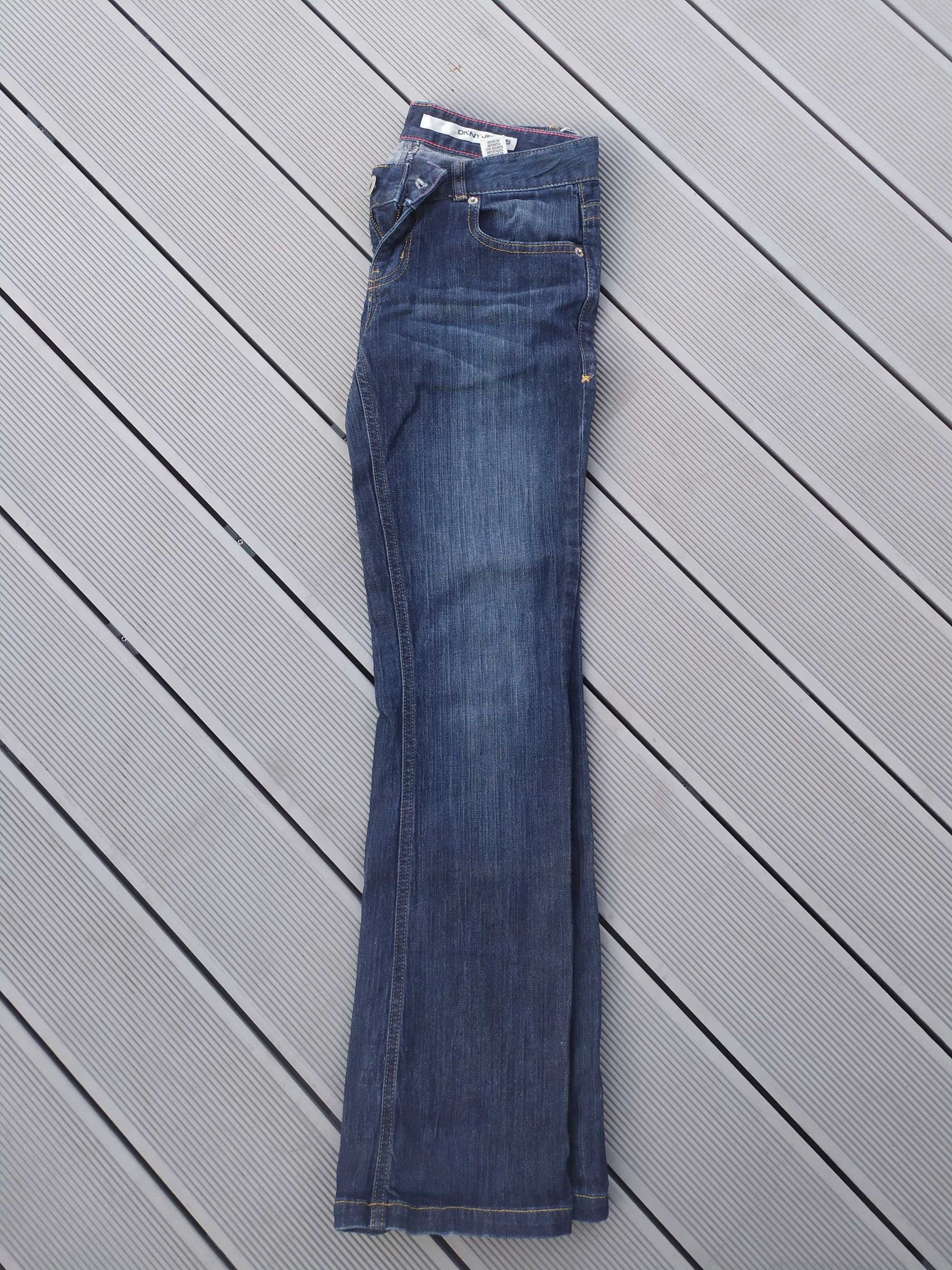 Spodnie jeansowe jeansy DKNY oryginalne 28 proste nogawki