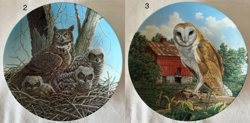 Вінтаж: колекційні фарфорові  панно тарілки